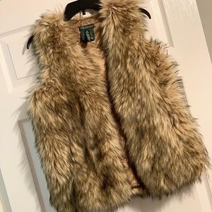 Ralph Lauren faux fur vest!